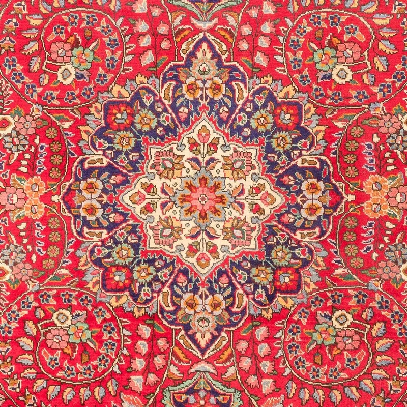 Täbriz Teppich 203x314cm - Perserteppich - rot