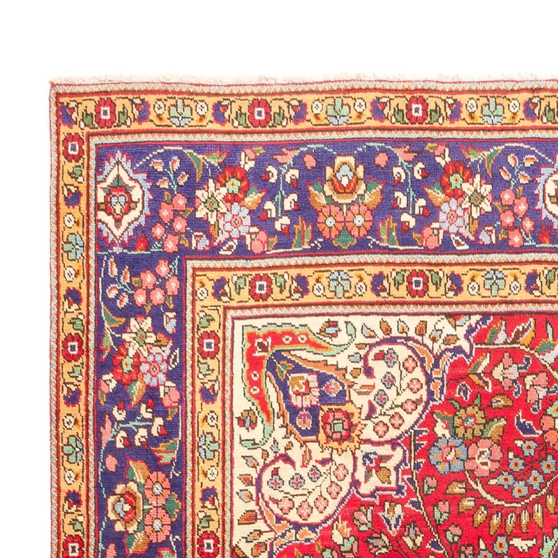 Täbriz Teppich 203x314cm - Perserteppich - rot