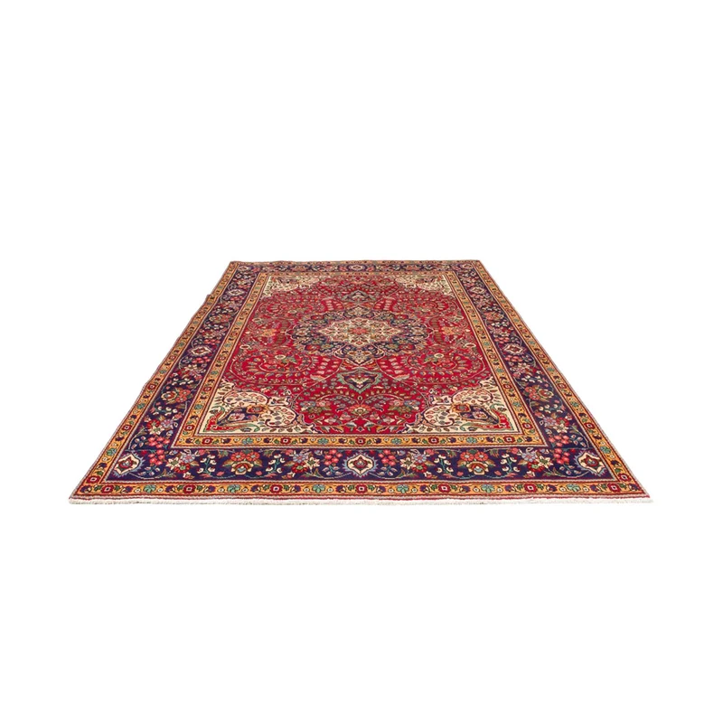 Täbriz Teppich 203x314cm - Perserteppich - rot
