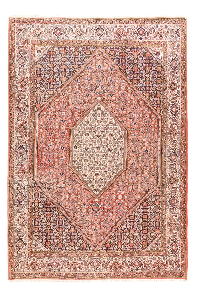 Bidjar Teppich 198x287cm - Perserteppich - hellrot