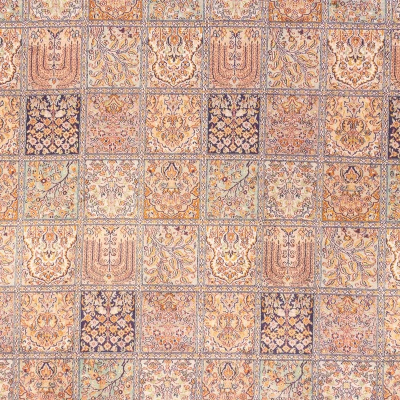 Kaschmir Seide Teppich 247x337cm - Orientteppich - hellrot