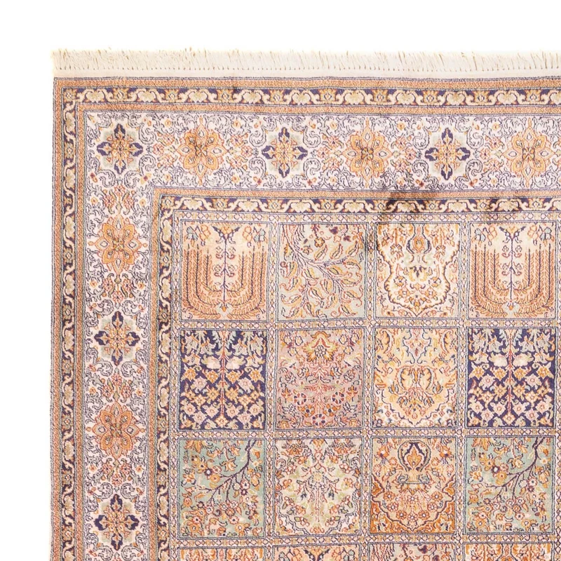Kaschmir Seide Teppich 247x337cm - Orientteppich - hellrot