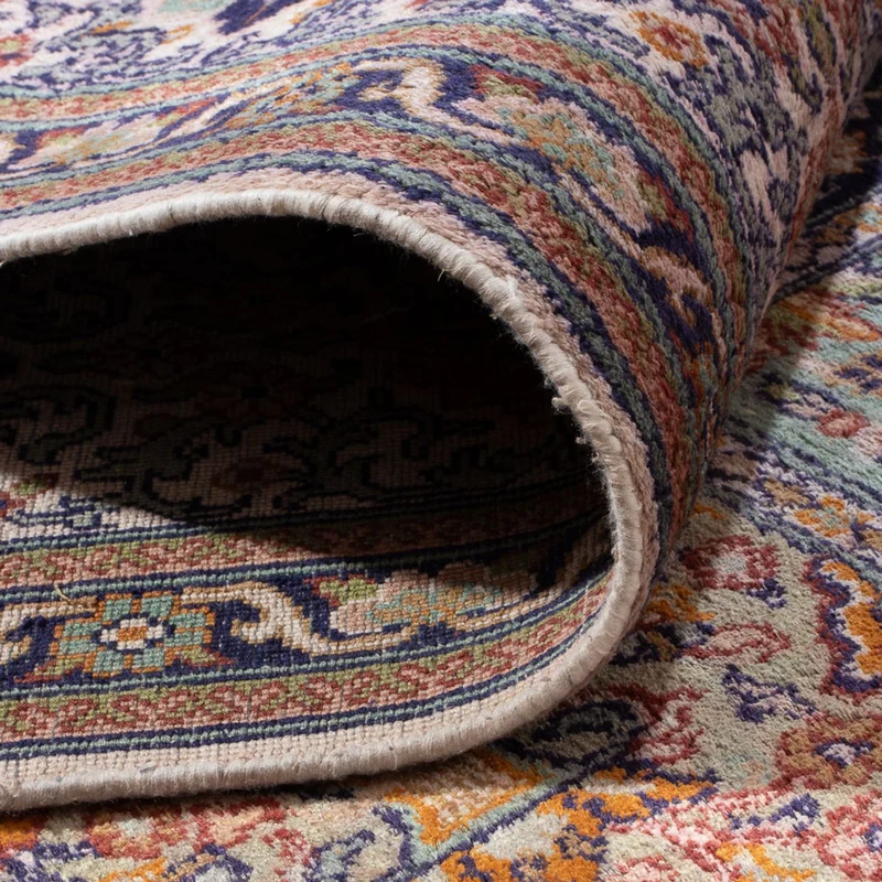 Kaschmir Seide Teppich 247x337cm - Orientteppich - hellrot