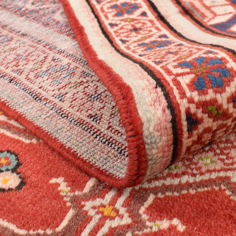 Maschad Teppich 132x200cm - Perserteppich - hellrot