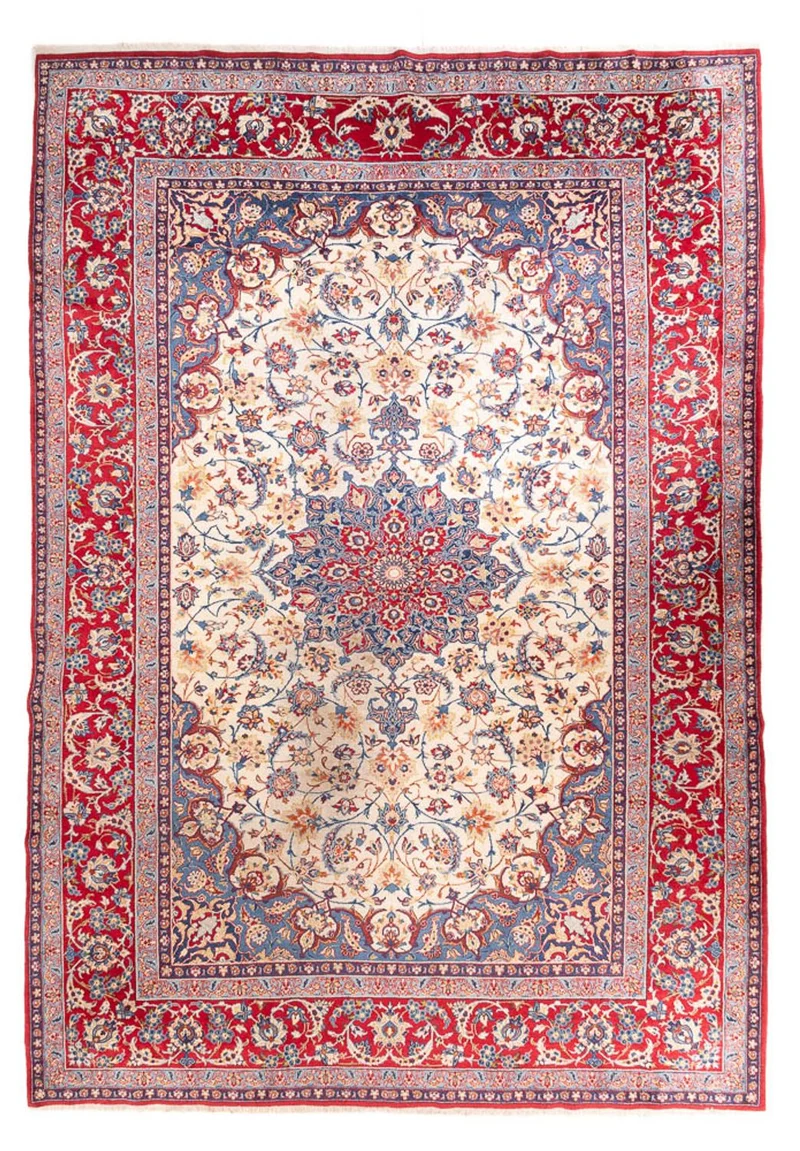 Najafabad Teppich 303x421cm - Perserteppich - hellrot
