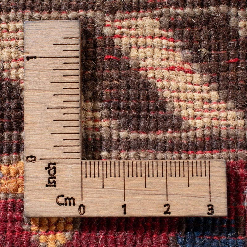 Indo Loribaft Teppich 168x241cm - Wollteppich - mehrfarbig