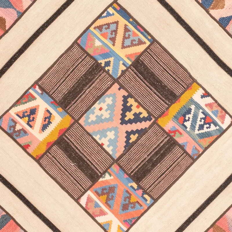 Patchwork Teppich 160x230cm - Orientteppich - mehrfarbig