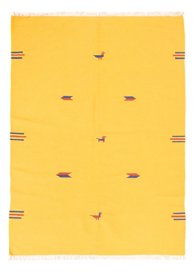 Kelim Teppich - Trendy - 120 x 180 cm - gelb