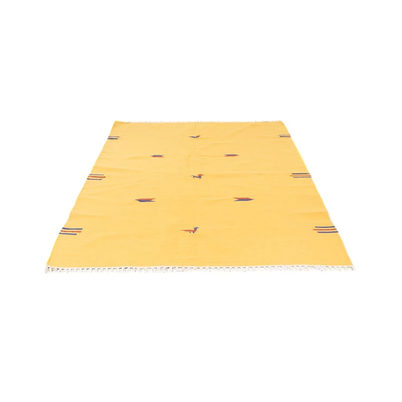 Kelim Teppich - Trendy - 120 x 180 cm - gelb