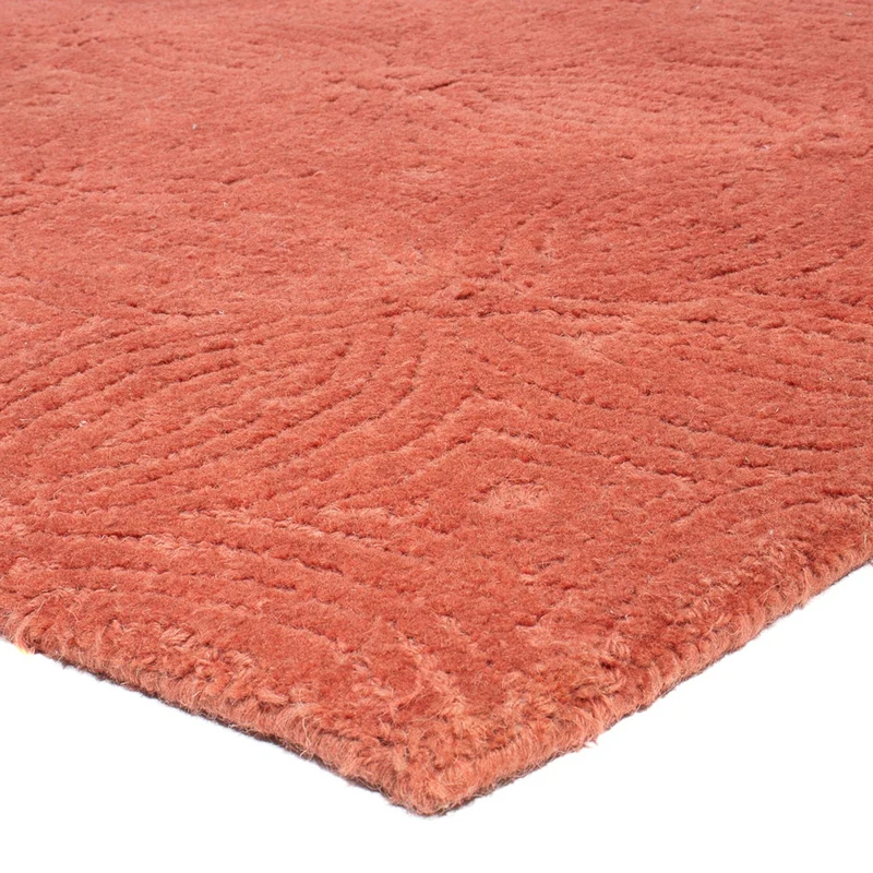 Wollteppich 182x273cm - rost