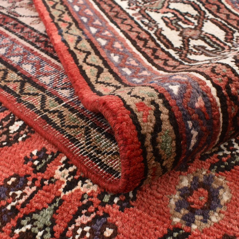 Ardebil Teppich 232x307cm - Perserteppich - hellrot