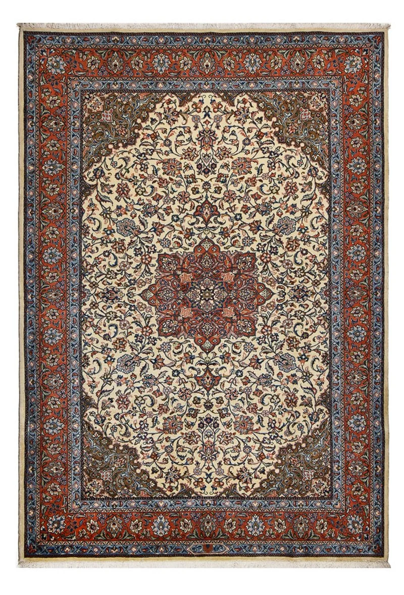 Sarough Teppich 207x298cm - Perserteppich - sand
