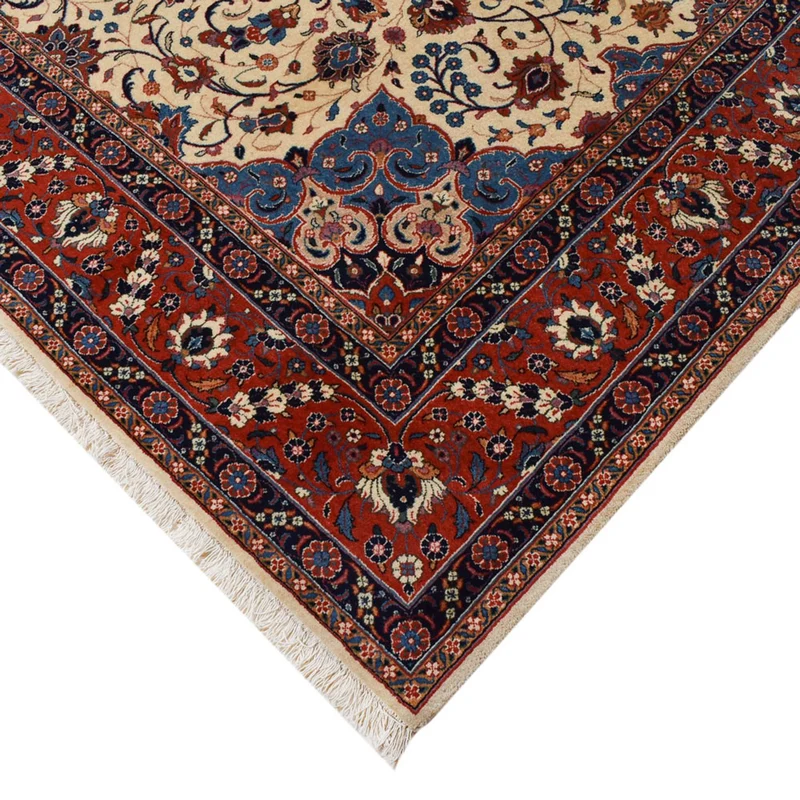 Ghom Teppich 210x292cm - Perserteppich - sand