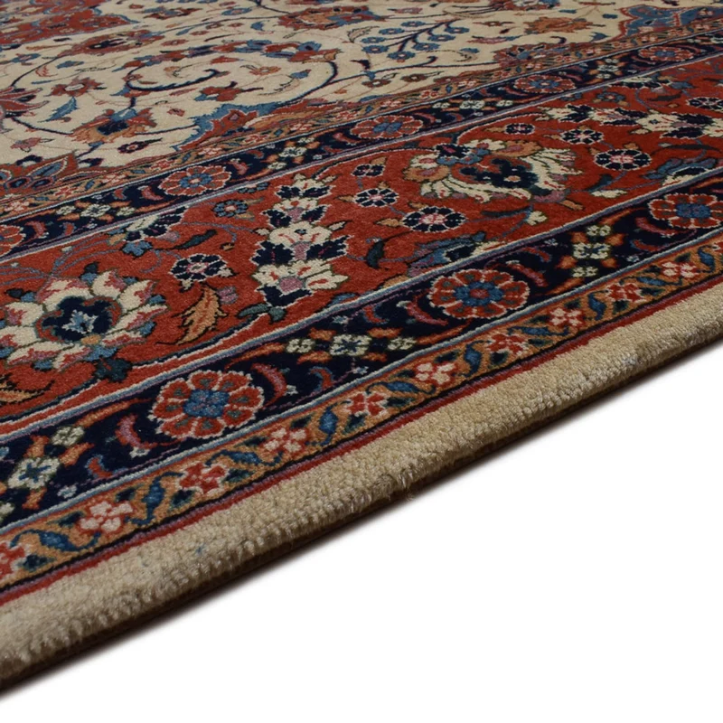 Ghom Teppich 210x292cm - Perserteppich - sand