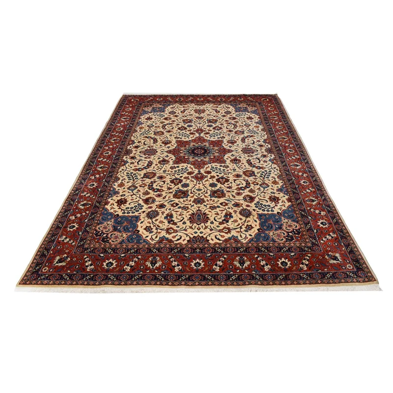 Ghom Teppich 210x292cm - Perserteppich - sand