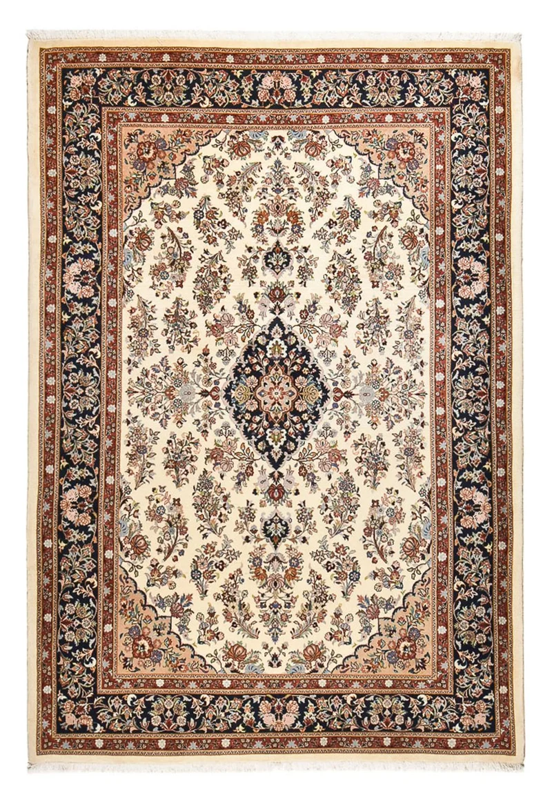 Maschad Teppich 205x296cm - Perserteppich - beige