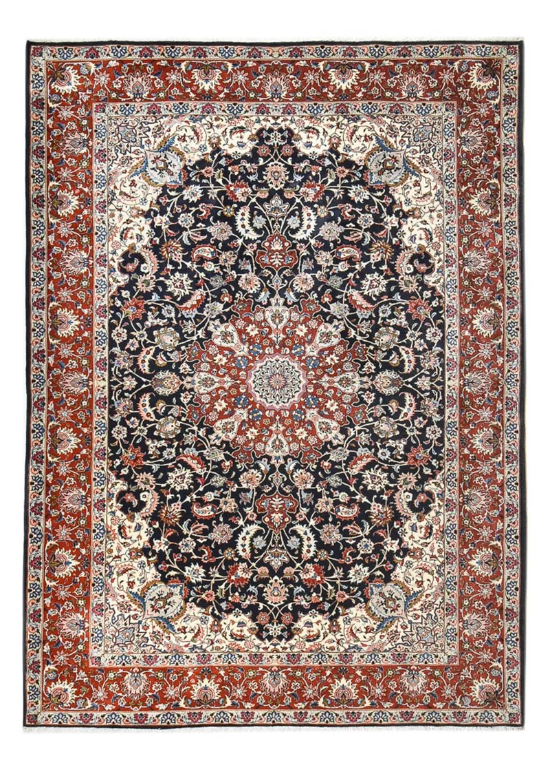 Maschad Teppich 257x355cm - Perserteppich - dunkelbraun