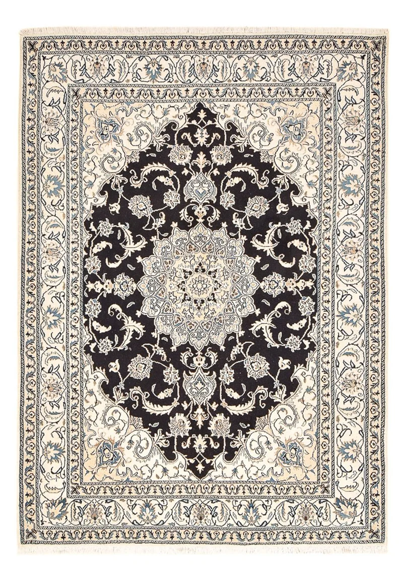 Nain - 12La Teppich 165x240cm - Perserteppich - dunkelblau