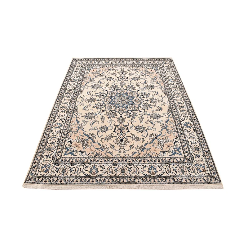 Nain - 12La Teppich 168x240cm - Perserteppich - hellbeige