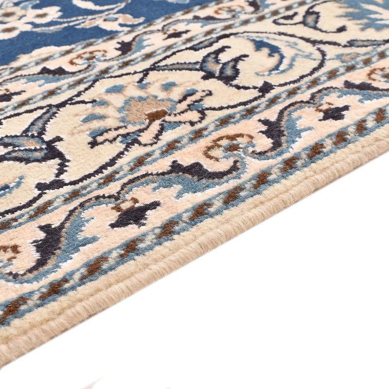 Nain - 12La Teppich 149x208cm - Perserteppich - dunkelblau