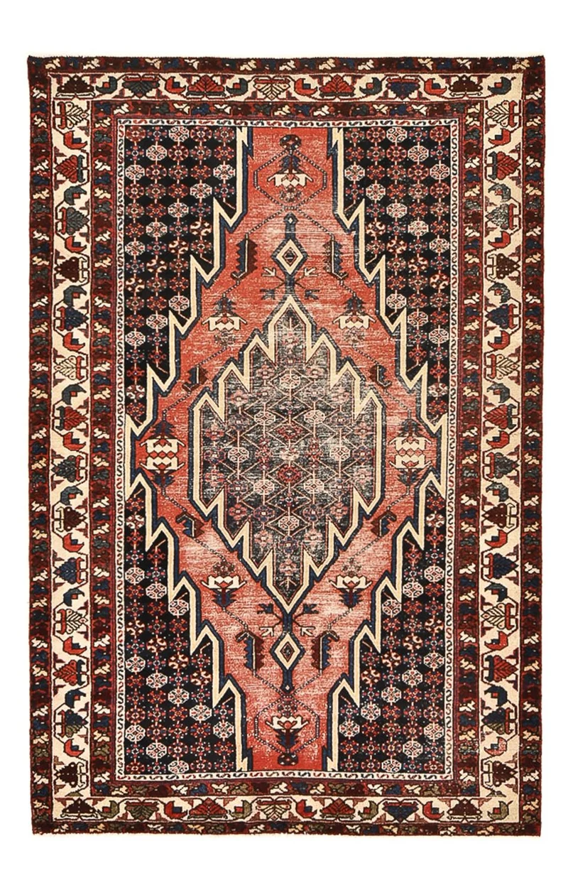 Vintage Teppich 128x200cm - mehrfarbig
