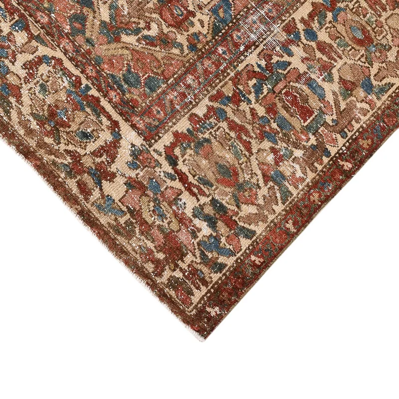 Vintage Teppich 150x202cm - dunkelbeige
