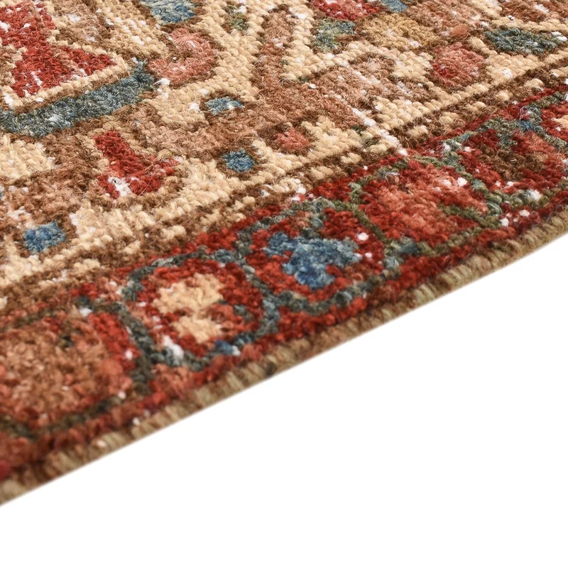 Vintage Teppich 150x202cm - dunkelbeige