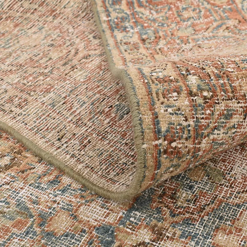 Vintage Teppich 130x200cm - dunkelbeige