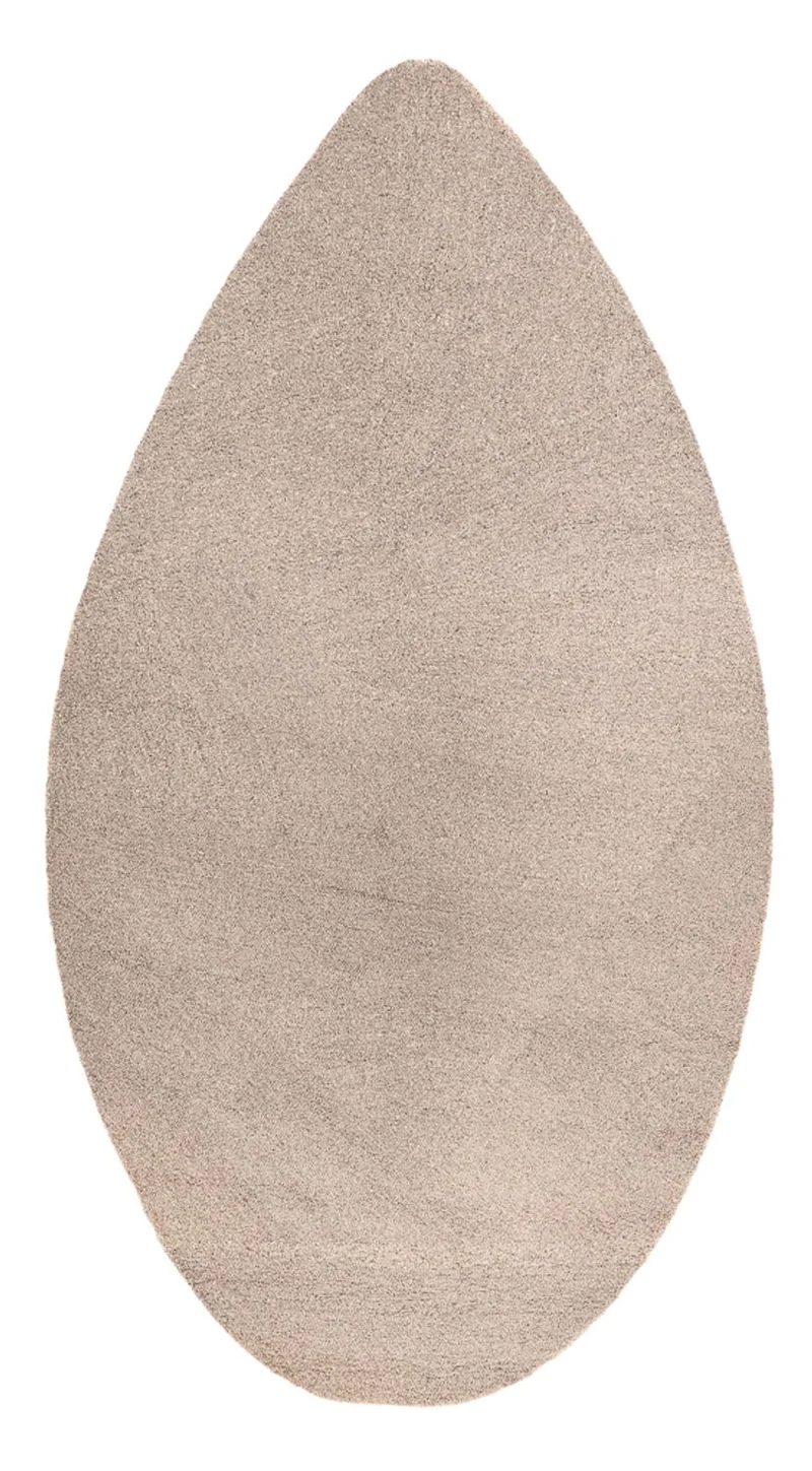 Wollteppich 155x290cm - hellgrau
