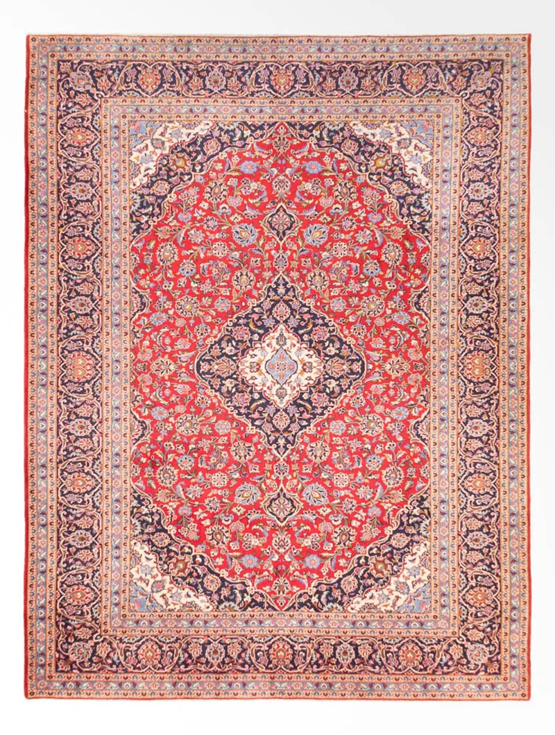Perserteppich - Keshan - 265 x 355 cm - rot