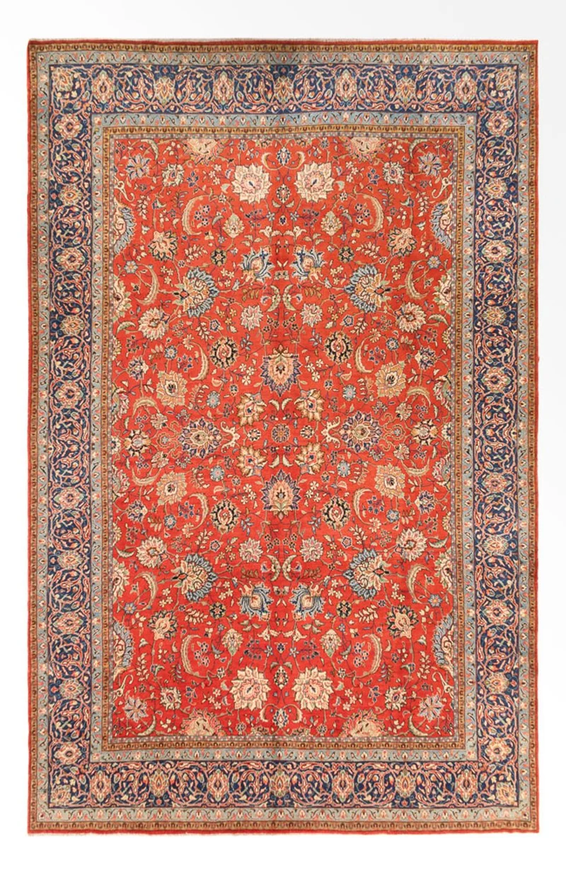 Täbriz Teppich 266x393cm - Perserteppich - rot