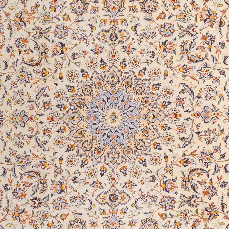 Keshan Teppich 395x415cm - Perserteppich - sand