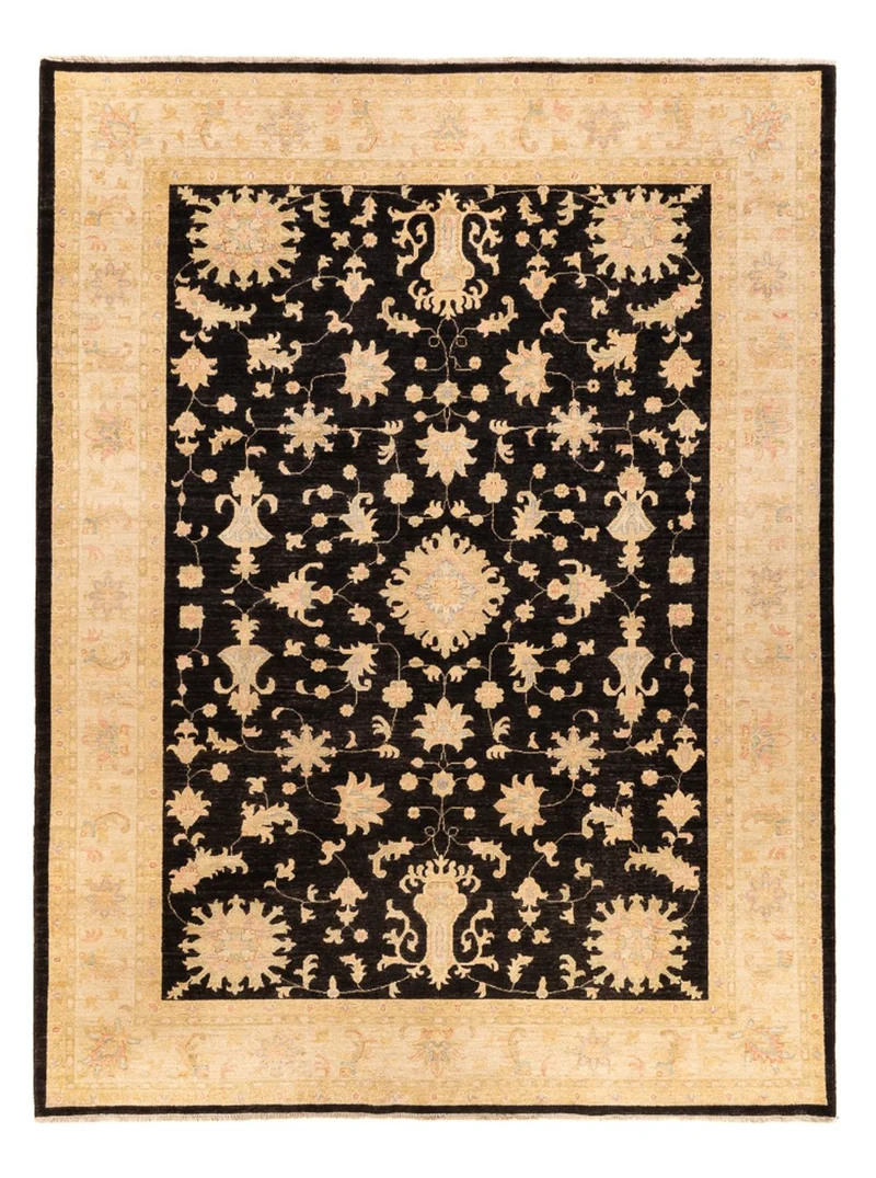Ziegler Teppich 259x342cm - Orientteppich - dunkelblau