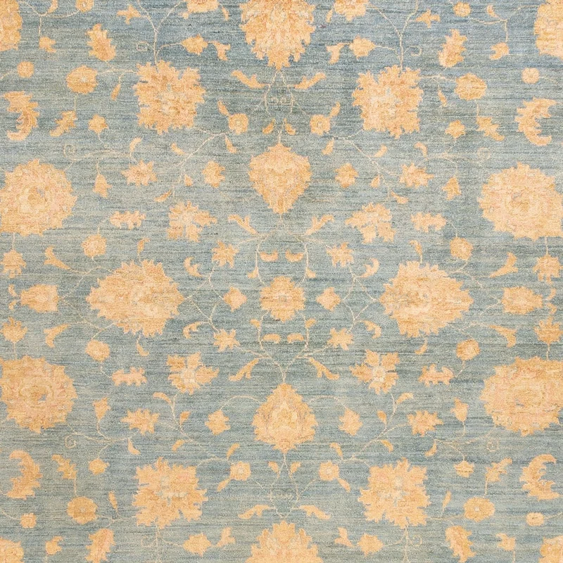 Ziegler Teppich 255x342cm - Orientteppich - hellblau