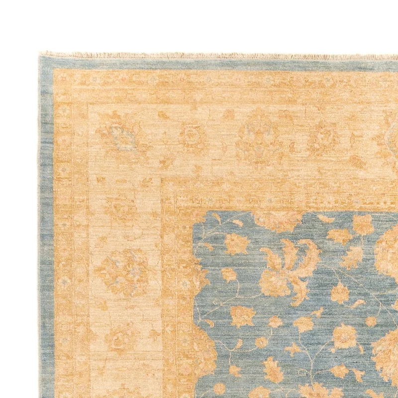Ziegler Teppich 255x342cm - Orientteppich - hellblau
