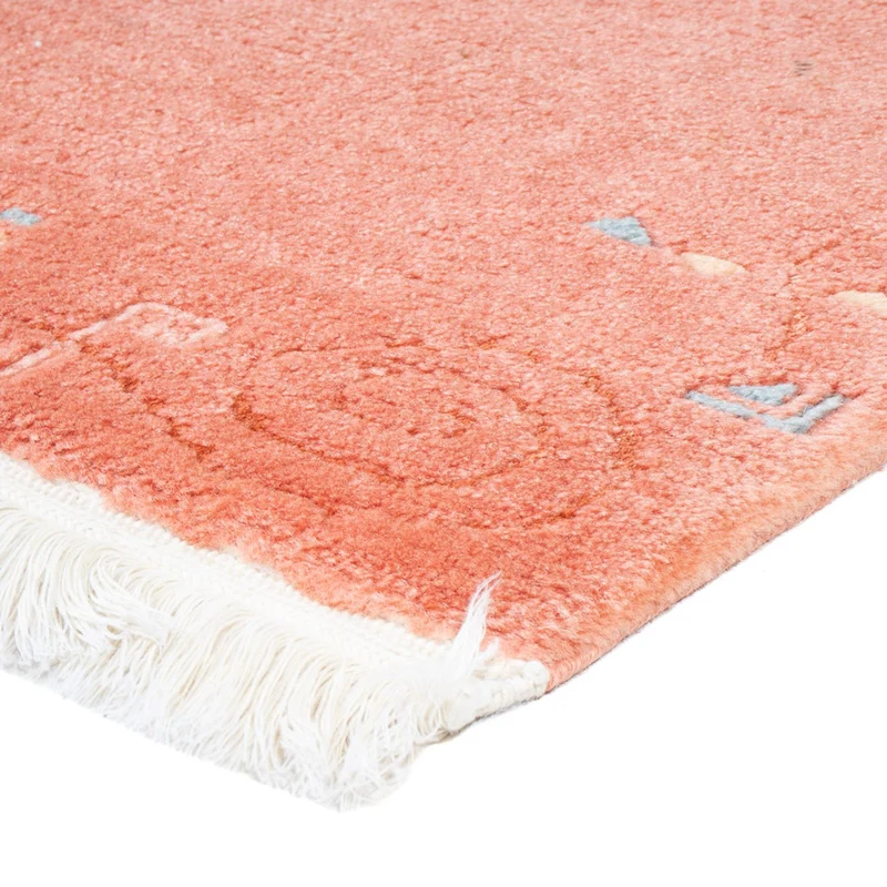 Nepal Teppich - 74 x 141 cm - lachs