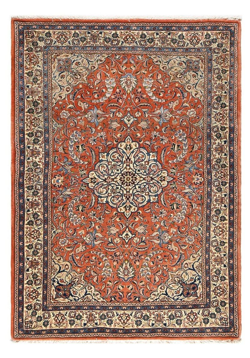 Sarough Teppich 144x209cm - Perserteppich - rot