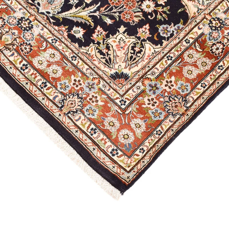 Nain Teppich 90x135cm - Perserteppich - dunkelblau