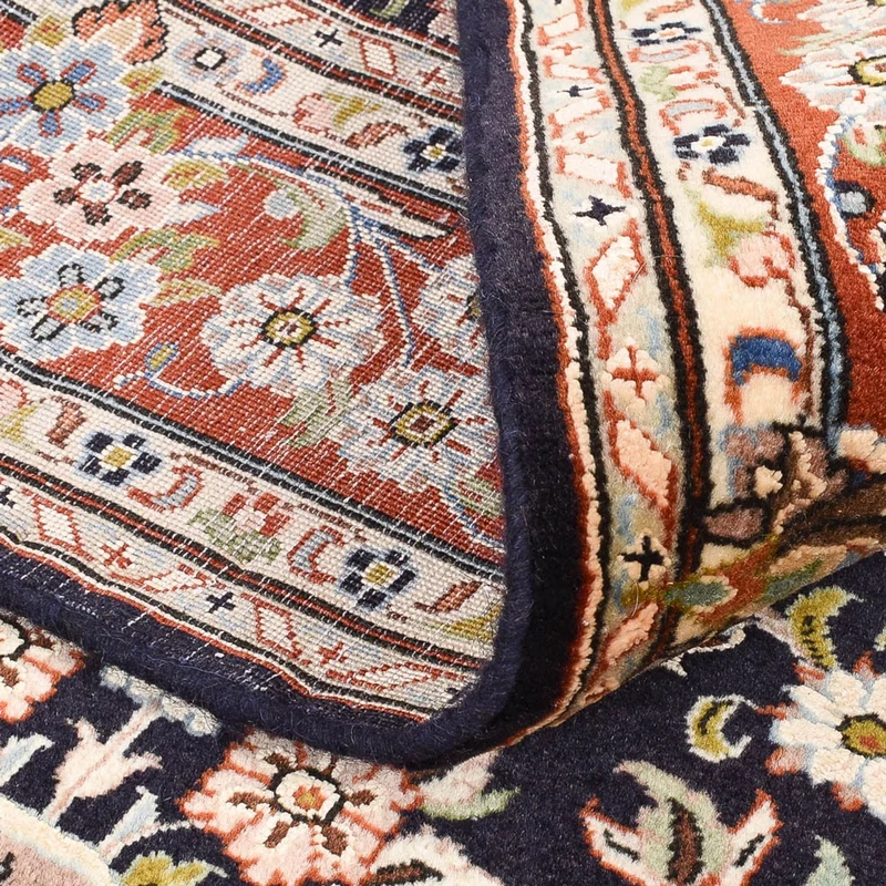 Nain Teppich 90x135cm - Perserteppich - dunkelblau