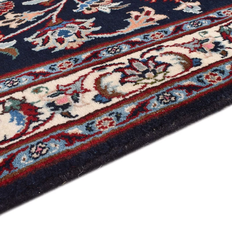 Maschad Teppich 78x315cm - Perserteppich - dunkelblau