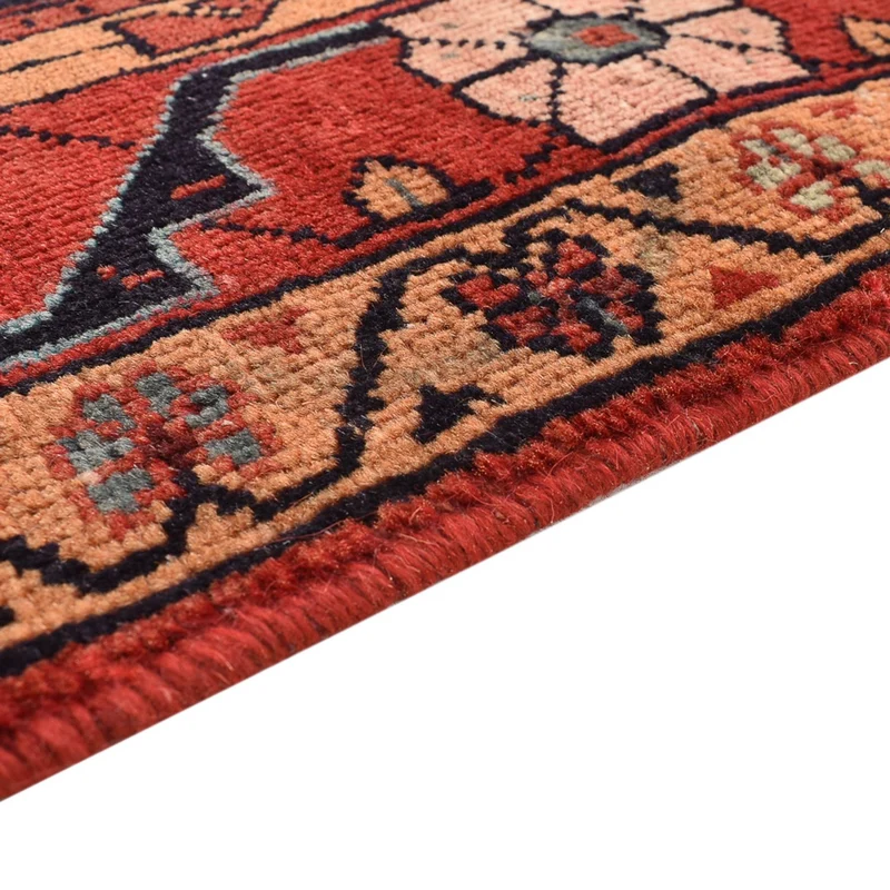 Hamadan Teppich 145x228cm - Perserteppich - dunkelblau
