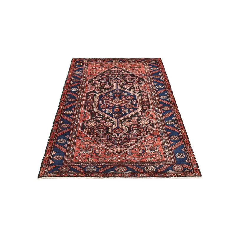 Bidjar - Zanjan Teppich 132x206cm - Perserteppich - hellrot