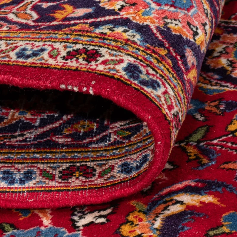 Keshan Teppich 140x215cm - Perserteppich - rot