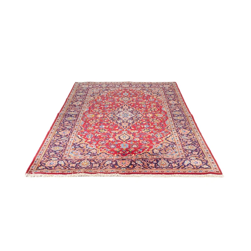 Keshan Teppich 140x215cm - Perserteppich - rot