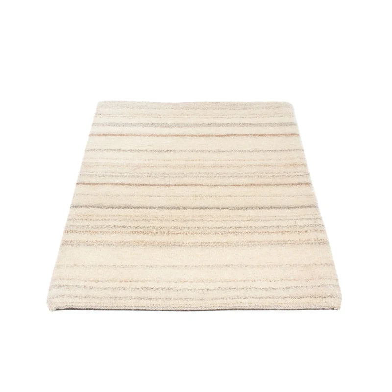 Gabbeh Teppich Softy 110x160cm - Wollteppich - beige