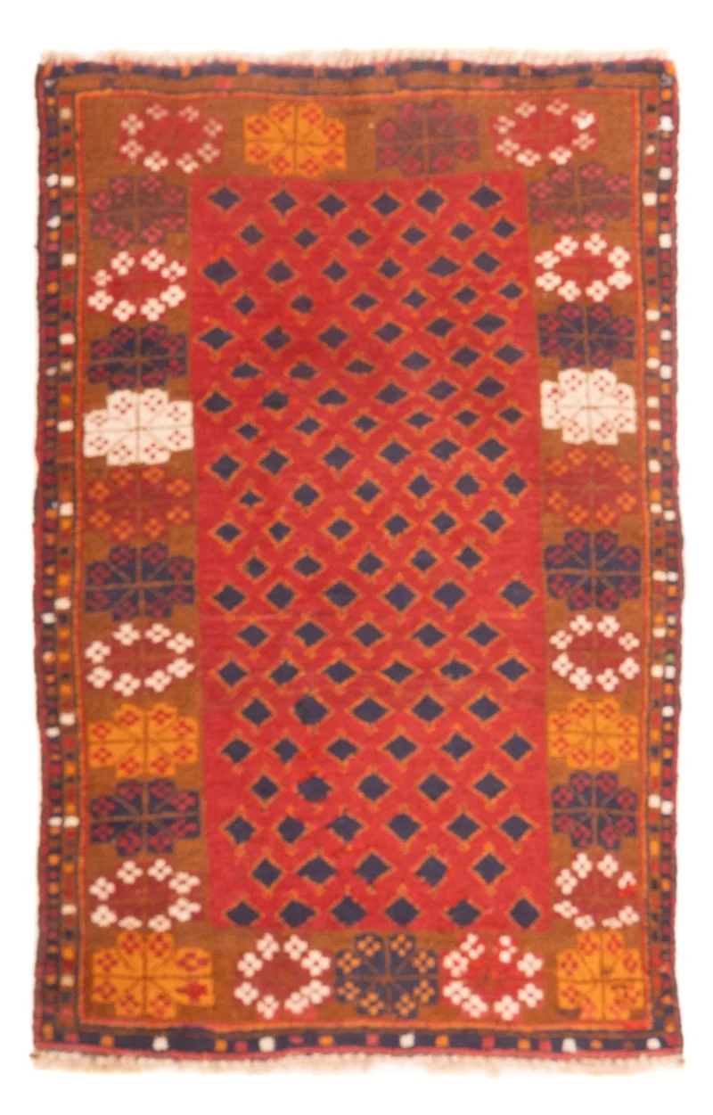 Belutsch Teppich 72x119cm - Orientteppich - mehrfarbig