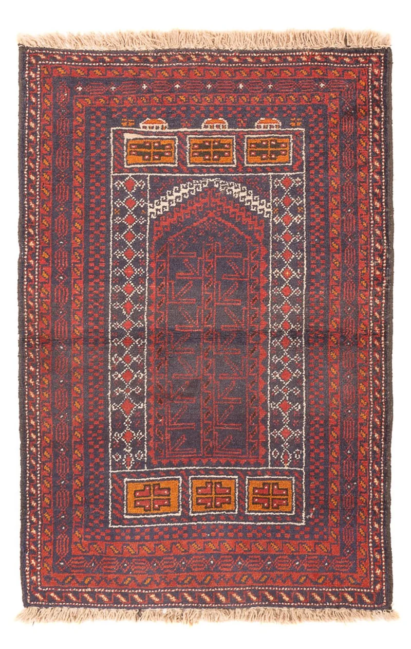 Belutsch Teppich 84x139cm - Orientteppich - mehrfarbig