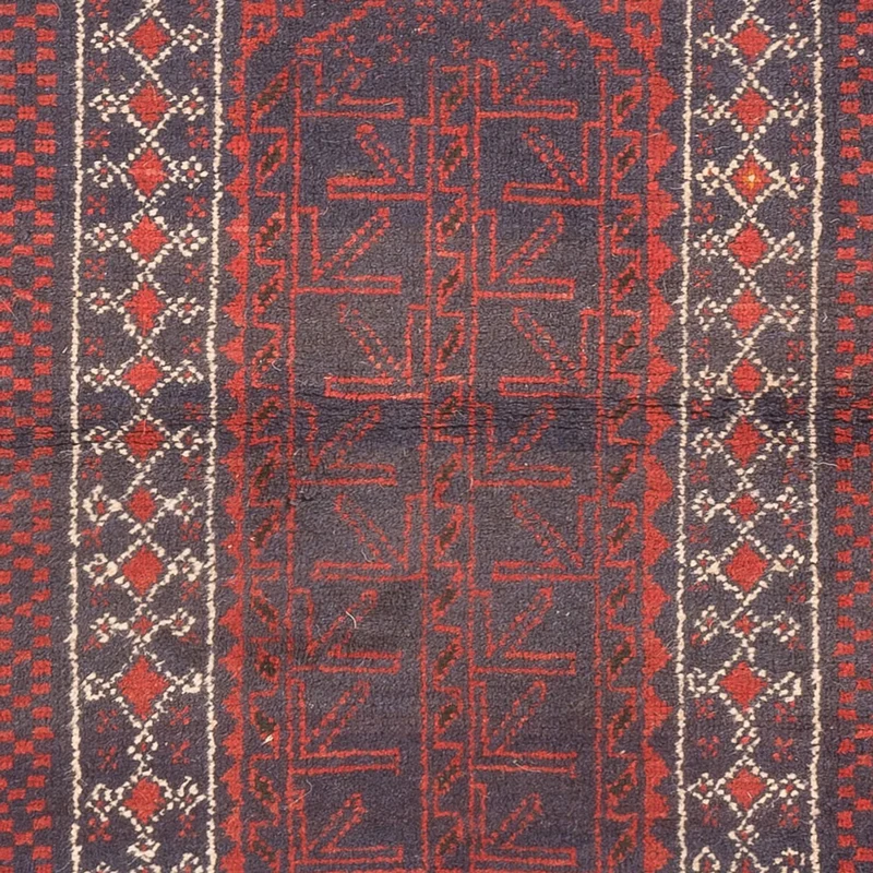 Belutsch Teppich 84x139cm - Orientteppich - mehrfarbig