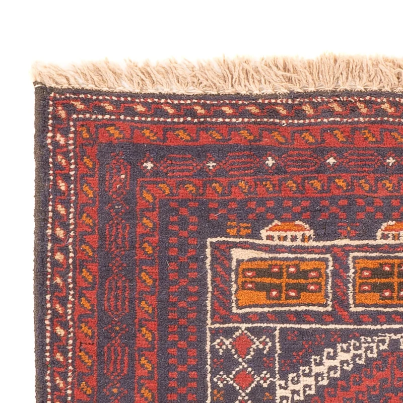 Belutsch Teppich 84x139cm - Orientteppich - mehrfarbig