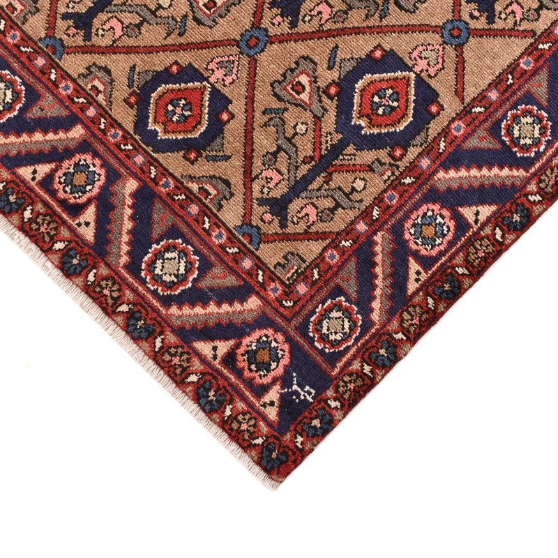 Kolyai Teppich 128x223cm - Perserteppich - dunkelbeige